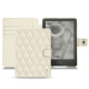 Custodia in pelle Amazon Kindle Paperwhite (2021) - Blanc - Couture ( Bologna - White ) 