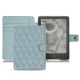 Amazon Kindle Paperwhite (2021) leather case - Bleu ciel - Couture ( Nappa - Pantone 277C ) 