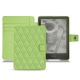 Custodia in pelle Amazon Kindle Paperwhite (2021) - Vert olive - Couture ( Nappa - Pantone 578U ) 