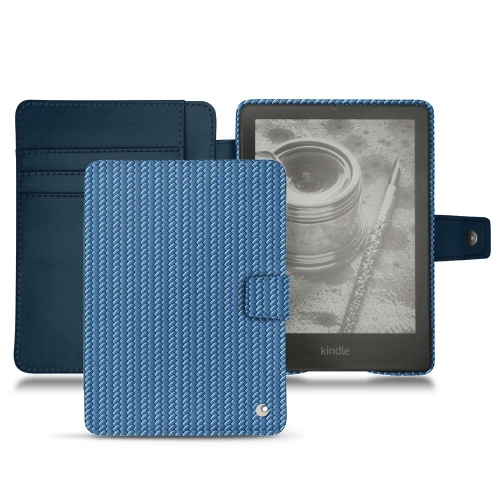 Housse et coque en cuir pour Amazon Kindle PaperwhiteAbaca ishia ( Pantone #395775 ) 