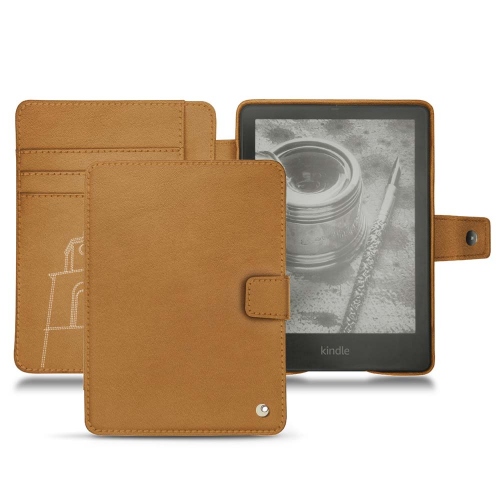Housse et coque en cuir pour Amazon Kindle PaperwhiteCastan esparciate ( Pantone #824F2A )