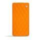 Custodia in pelle Sony Xperia Z3  - Orange fluo - Couture