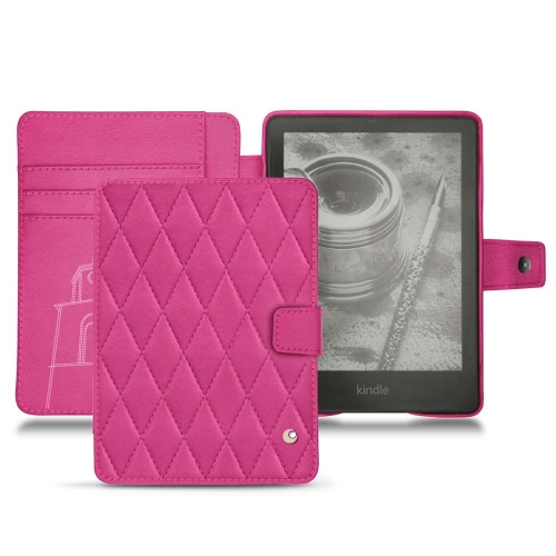 Custodia in pelle per Amazon Kindle PaperwhiteRose BB - Couture ( Pantone #DB599F )