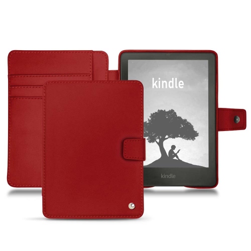 Elegantes Cover und Hülle für Amazon Kindle Signature EditionRouge ( Nappa - Pantone #d50032 ) 
