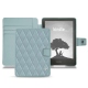 硬质真皮保护套 Amazon Kindle Signature Edition - Bleu ciel - Couture ( Nappa - Pantone 277C ) 