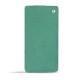 Housse cuir Sony Xperia Z3  - Menthe vintage ( Pantone 562C ) 