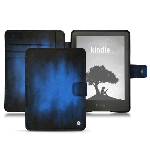 Stylish cover and shell for Amazon Kindle Signature EditionBleu Patine