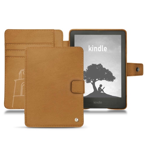 Elegante capa e concha para Amazon Kindle Signature EditionCastan esparciate ( Pantone #824F2A )