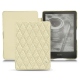 Housse cuir Amazon Kindle Paperwhite (2021) - Ivoire - Couture ( Sleek P C12 - White ) 