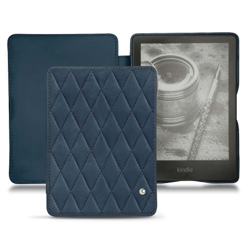 Funda de cuero para Amazon Kindle PaperwhiteJean vintage - Couture ( Pantone #2f414f  ) 