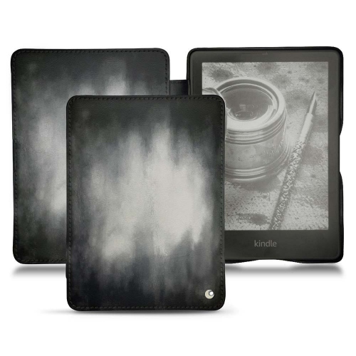 Funda de cuero para Amazon Kindle PaperwhiteGris Patine