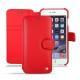 Housse cuir Apple iPhone 6  - Tomate ( Pantone 187C ) 