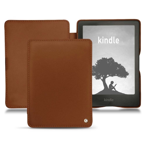 Housse et coque sur-mesure pour Amazon Kindle Signature EditionMarron ( Nappa - Pantone #8B4720 ) 