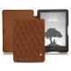 Capa em pele Amazon Kindle Signature Edition - Marron - Couture ( Nappa - Pantone 1615C ) 