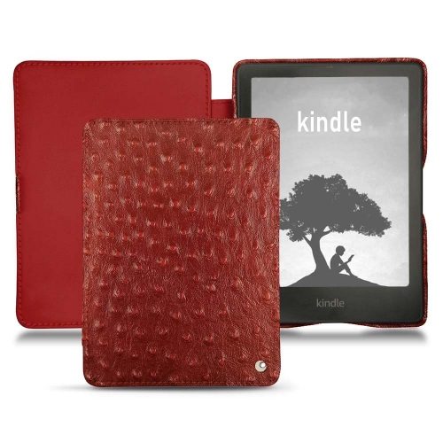 Individuelles Cover und Hülle für Amazon Kindle Signature EditionAutruche ciliegia ( Pantone #a4343a ) 