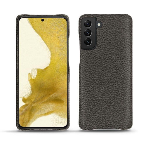 Elegant leather case for Samsung Galaxy S22Anthracite ( Pantone #41403c ) 