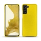 Lederschutzhülle Samsung Galaxy S22 - Jaune fluo