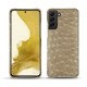 Custodia in pelle Samsung Galaxy S22 - Autruche desert