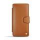 Housse cuir Sony Xperia Z3  - Marron ( Nappa - Pantone 1615C ) 