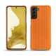 Coque cuir Samsung Galaxy S22 - Abaca arancio