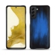 Coque cuir Samsung Galaxy S22 - Bleu Patine