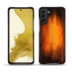 Samsung Galaxy S22 leather cover - Fauve Patine