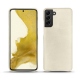 硬质真皮保护套 Samsung Galaxy S22 - Blanc escumo