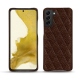 Capa em pele Samsung Galaxy S22 - Châtaigne - Couture ( Pantone 476C ) 