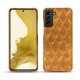 Funda de piel Samsung Galaxy S22 - Or Maïa - Couture