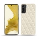 Custodia in pelle Samsung Galaxy S22 - Blanc escumo - Couture