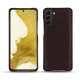 Coque cuir Samsung Galaxy S22 - Marron envoûtant