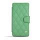 Custodia in pelle Sony Xperia Z3  - Menthe vintage - Couture