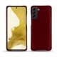 Funda de piel Samsung Galaxy S22 - Rouge Veggie