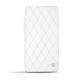 Funda de piel Sony Xperia Z3  - Blanc - Couture ( Bologna - White ) 