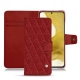 Custodia in pelle Samsung Galaxy S22 - Tomate - Couture ( Pantone 187C ) 