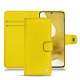 Funda de piel Samsung Galaxy S22 - Jaune fluo