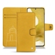 Custodia in pelle Samsung Galaxy S22 - Jaune soulèu