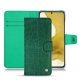 Funda de piel Samsung Galaxy S22 - Crocodile pino