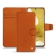 Custodia in pelle Samsung Galaxy S22 - Orange vibrant