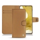 Housse cuir Samsung Galaxy S22 - Beige Veggie
