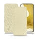 Samsung Galaxy S22 leather case - Ivoire ( Sleek P C12 - White ) 