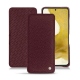 Housse cuir Samsung Galaxy S22 - Lie de vin ( Pantone 5115C ) 