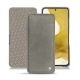 Housse cuir Samsung Galaxy S22 - Acier vintage ( Pantone 403C ) 