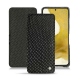 Samsung Galaxy S22 leather case - Serpent nero