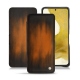 Samsung Galaxy S22 leather case - Marron Patine