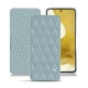 Capa em pele Samsung Galaxy S22 - Bleu ciel - Couture ( Nappa - Pantone 277C ) 