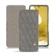 Funda de piel Samsung Galaxy S22 - Acier vintage - Couture
