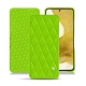 Custodia in pelle Samsung Galaxy S22 - Vert fluo - Couture
