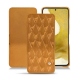 Housse cuir Samsung Galaxy S22 - Or Maïa - Couture