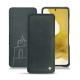 Samsung Galaxy S22 leather case - Blu marino